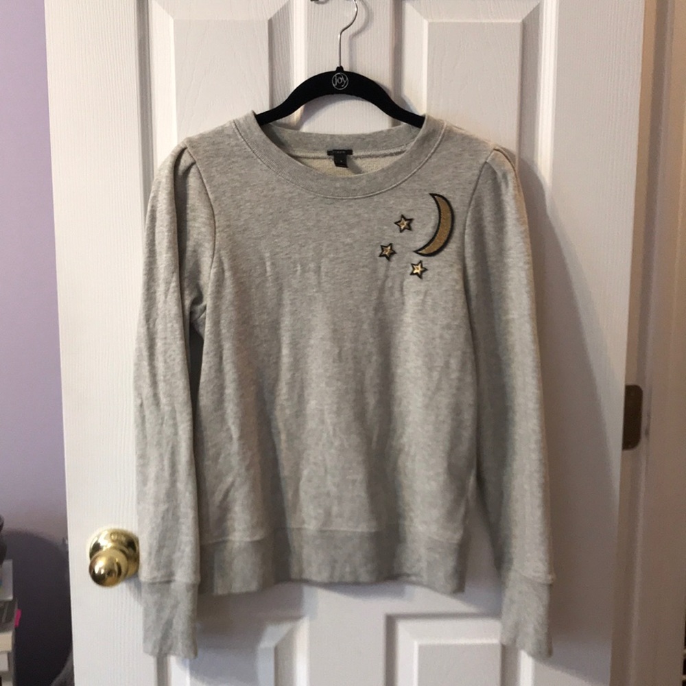 J. Crew Moon & Stars Crewneck FA17